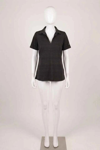Koszulka polo w prążki Backtee - Szara