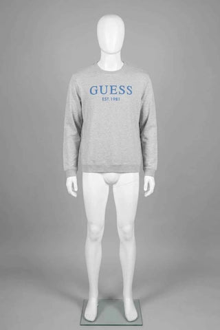 Bluza dresowa bawełniana Guess - Szara