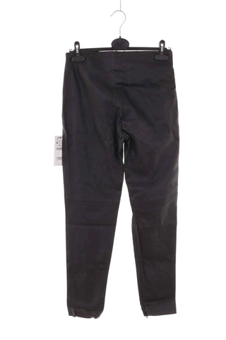 Legginsy damskie eko skóra Zara Basic - Czarny