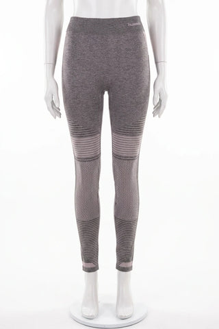 Damskie legginsy bezszwowe Hummel Szary