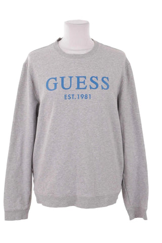 Bluza dresowa bawełniana Guess - Szara