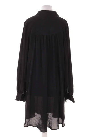 Tunika koszulowa damska oversize - Czarna
