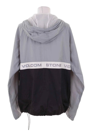 Kurtka wiatrówka anorak Volcom Stone - Szaro-czarna