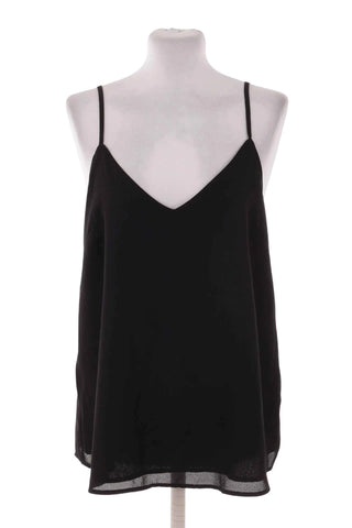 Top damski camisole V-neck - Czarny