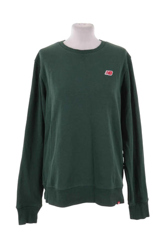 Bluza dresowa damska New Balance - Butelkowa Zieleń