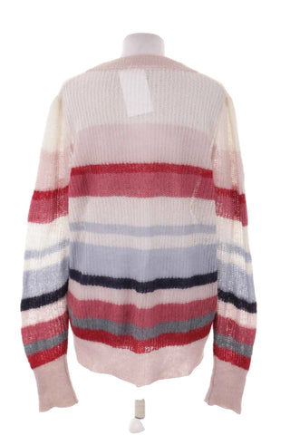 Sweter dzianinowy w paski  34% alpaka, 20% wełna