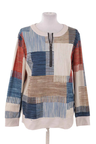 Bluza damska we wzory geometryczne