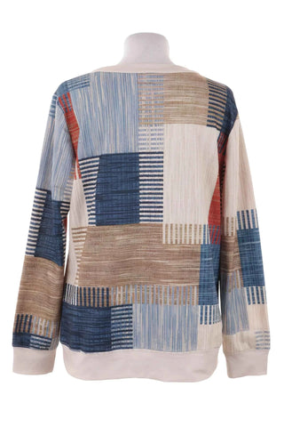 Bluza damska we wzory geometryczne
