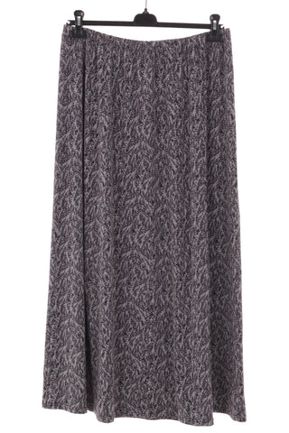 Dluga Spodnica Maxi w Roslinny Wzor
