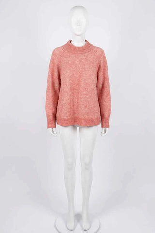 Sweter damski z półgolfem  34% moher, 34% wełna