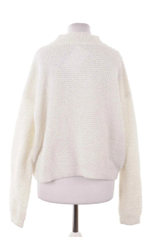 Sweter damski puszysty crop