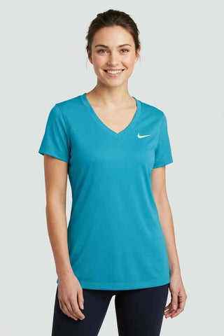 Koszulka damska V-neck Nike - Niebieska