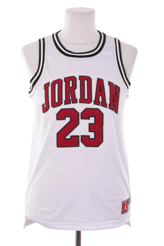 Koszulka koszykarska Mesh Jordan 23 - Biała