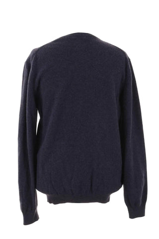 Sweter Męski Wełniany GANT - Granatowy  100% wełna