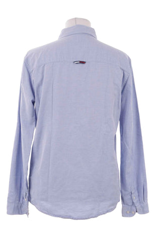 Koszula męska Oxford Tommy Hilfiger - Niebieska  18% len
