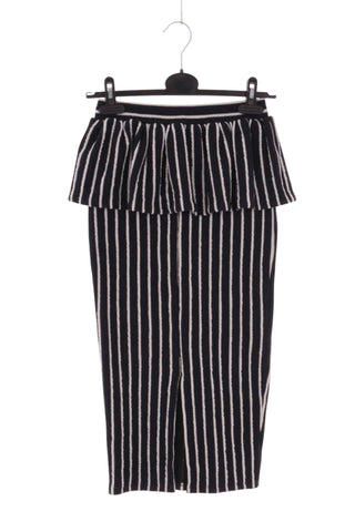 Spódnica peplum w paski