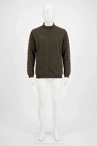Bluza rozpinana Hummel ze wzorem - Zielona