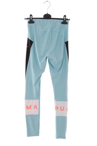 Sportowe legginsy damskie Puma niebiesko-czarne