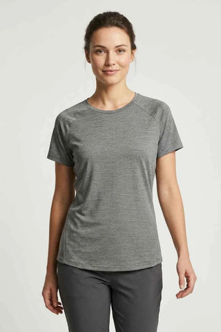 T-shirt damski raglanowy - Szary