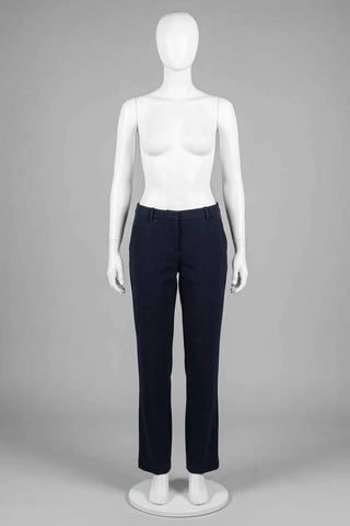 Spodnie materiałowe eleganckie Vero Moda - Granatowe