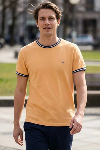 T-shirt bawełniany Gant