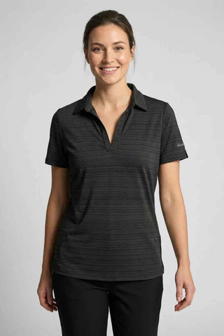 Koszulka polo w prążki Backtee - Szara