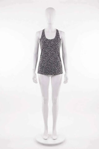 Damski Top w Panterkę - Szary