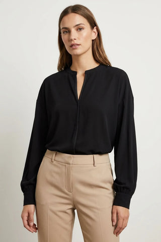 Elegancka czarna bluzka