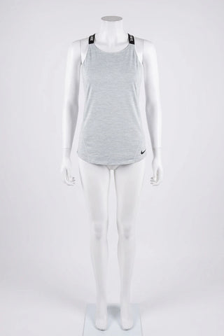 Damski Top Sportowy Nike Just Do It Szary