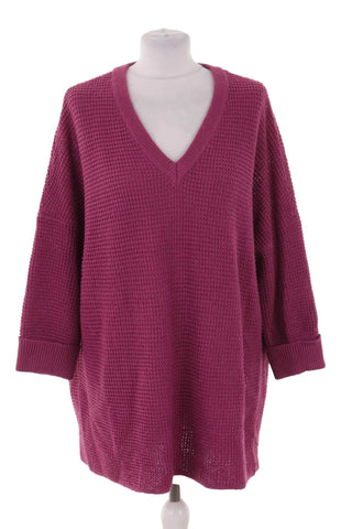 Sweter oversize  - Fioletowy