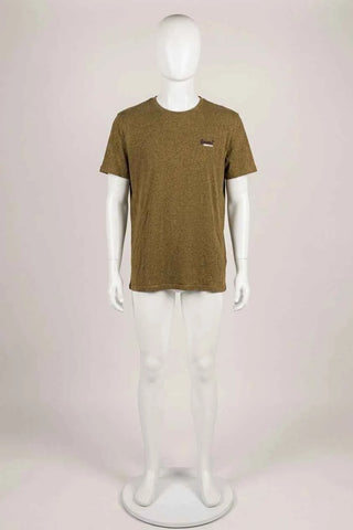 T-shirt bawełniany Superdry - Zielony
