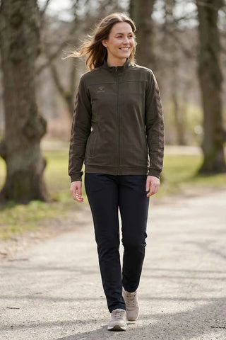 Bluza rozpinana Hummel ze wzorem - Zielona