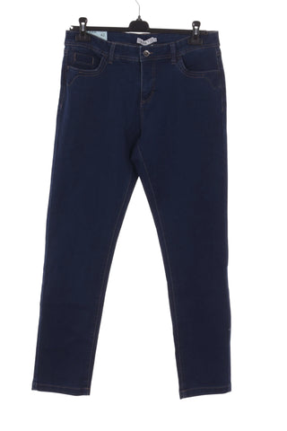 Damskie jeansy slim fit VRS model Clara, granatowe, r. 42
