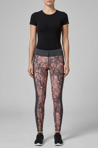 Damskie Legginsy Casall w Rozowy Wzor