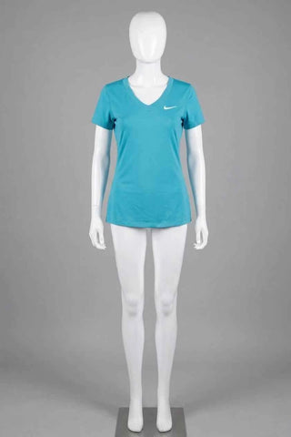 Koszulka damska V-neck Nike - Niebieska