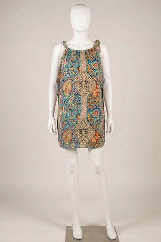 Kolorowy Top Damski w Wzory Paisley