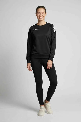 Bluza damska sportowa Kappa - Czarna