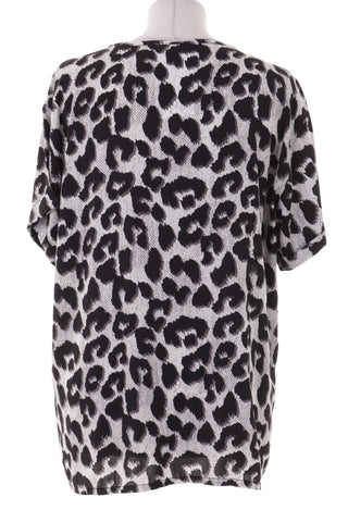 Damski Top Oversize we Wzor Panterki
