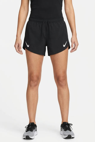 Damskie Czarne Szorty Biegowe Nike