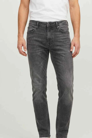 Jeansy męskie slim fit JACK & JONES - Szary
