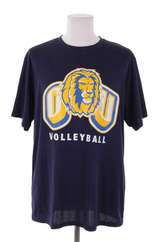 T-shirt z nadrukiem Volleyball - Granatowy