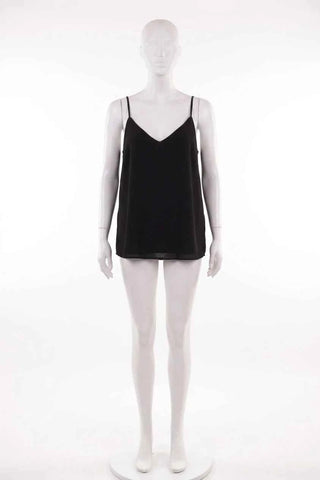 Top damski camisole V-neck - Czarny