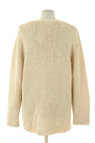 Sweter beżowy 26% wełna