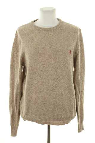Sweter beżowy 50% wełna