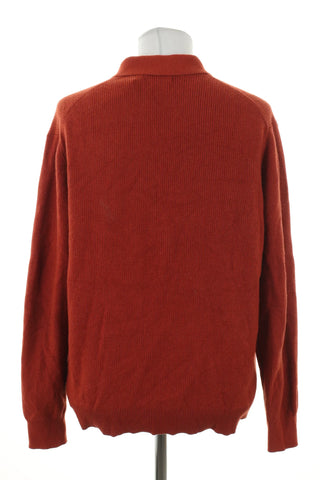 Sweter ceglasty