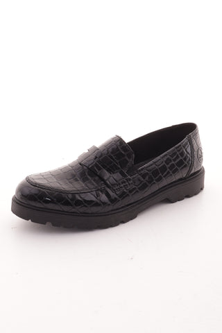Buty czarne skóra lakierowana