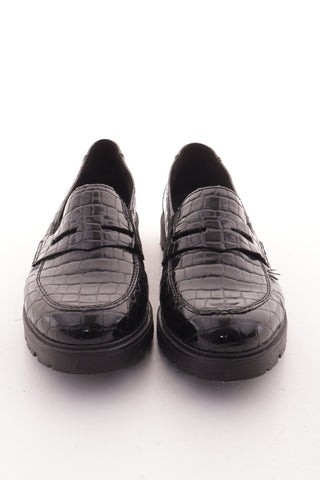 Buty czarne skóra lakierowana