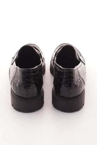 Buty czarne skóra lakierowana