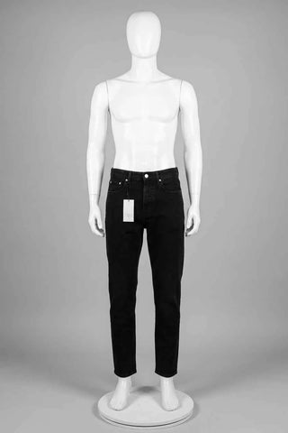Spodnie jeansowe Slim Tapered Zara - Czarne