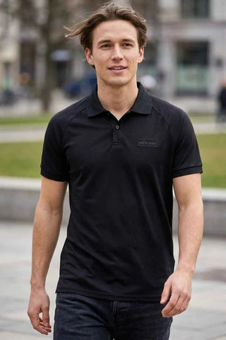 Koszula polo męska ellesse - Czarna